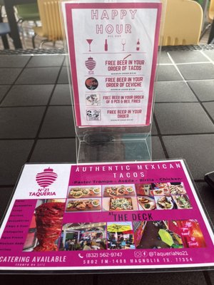 Menu photo 1 The Deck Food Park Magnolia, TX Menu photo 1 The Deck Food Park Magnolia, TX