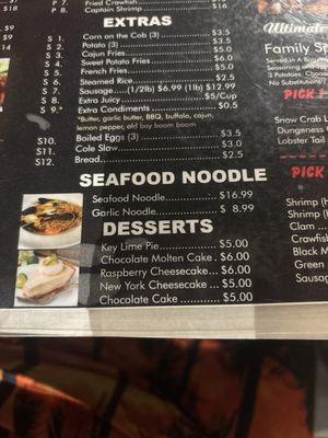 Menu photo 6 Captain Crab Stockton, CA