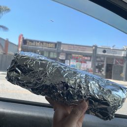 Huge Chicken Tikka Masala burrito