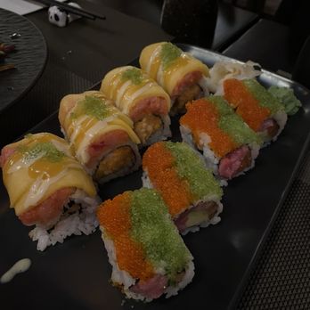 Yamashiro - Mango Dancing Roll (left) $14.25 and Yamashiro Wasabi Roll (right) $11 - Japanese Near Me - Brooklyn, New York
