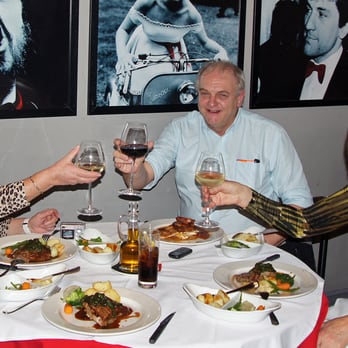 Rosso Restaurant - Enjoying our meal at Rosso - Italian Near Me - Manchester, XGM