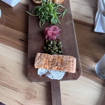 Polonza Bistro - Smoked Salmon Board - New American Near Me - Pensacola, Florida Polonza Bistro - Smoked Salmon Board - New American Near Me - Pensacola, Florida