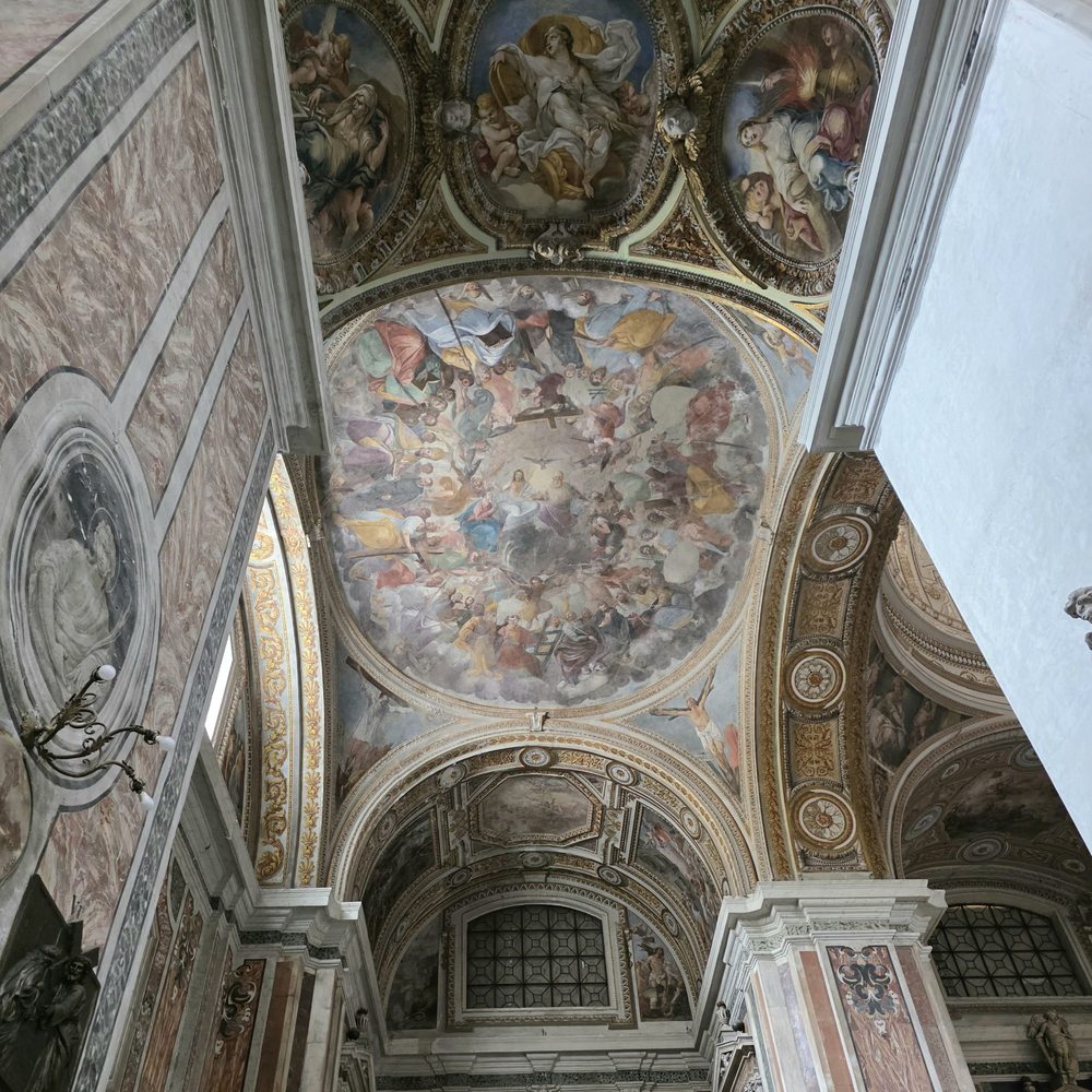 Chiesa del Gesù Nuovo - Gorgeous paintings - Churches Near Me - Naples, NA