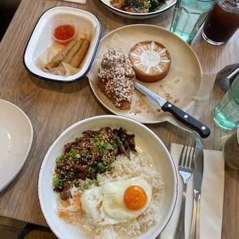 Kasama - mushroom adobo on the closer side - Filipino Near Me - Chicago, Illinois