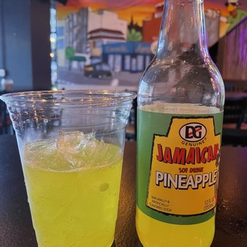 Whadda Jerk - Bottle of Jamaican Pineapple - Food Trucks Near Me - Chicago, Illinois