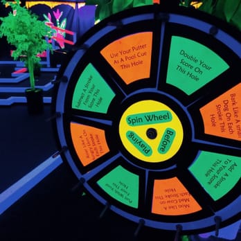 Glow Putt Mini Golf - Yep, that's the one I spun :) - Mini Golf Near Me - Scottsdale, Arizona Glow Putt Mini Golf - Yep, that's the one I spun :) - Mini Golf Near Me - Scottsdale, Arizona