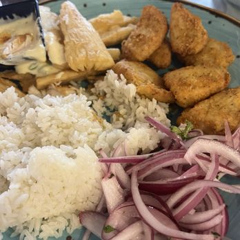 Victoria's Pisco Lounge - Mahi bites platter - Peruvian Near Me - Lake Worth, Florida Victoria's Pisco Lounge - Mahi bites platter - Peruvian Near Me - Lake Worth, Florida