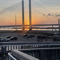 Sunset on the deck