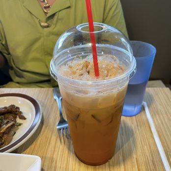 Charm Siam Restaurant - Thai ice tea - Noodles Near Me - Long Beach, California