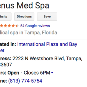 Venus Med Spa - Closes at 6PM - Medical Spas Near Me - Tampa, Florida Venus Med Spa - Closes at 6PM - Medical Spas Near Me - Tampa, Florida