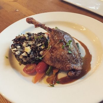 The Bison Restaurant - Duck confit - Canadian (New) Near Me - Banff, Alberta The Bison Restaurant - Duck confit - Canadian (New) Near Me - Banff, Alberta