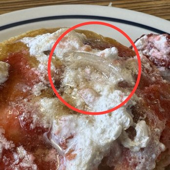 IHOP - Glass on top of the pancakes in the whipped cream - Breakfast & Brunch Near Me - ORANGE PARK, Florida