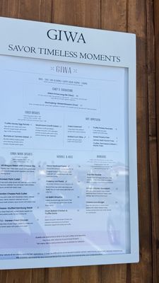 Menu photo 6 GIWA Santa Clara, CA Menu photo 6 GIWA Santa Clara, CA