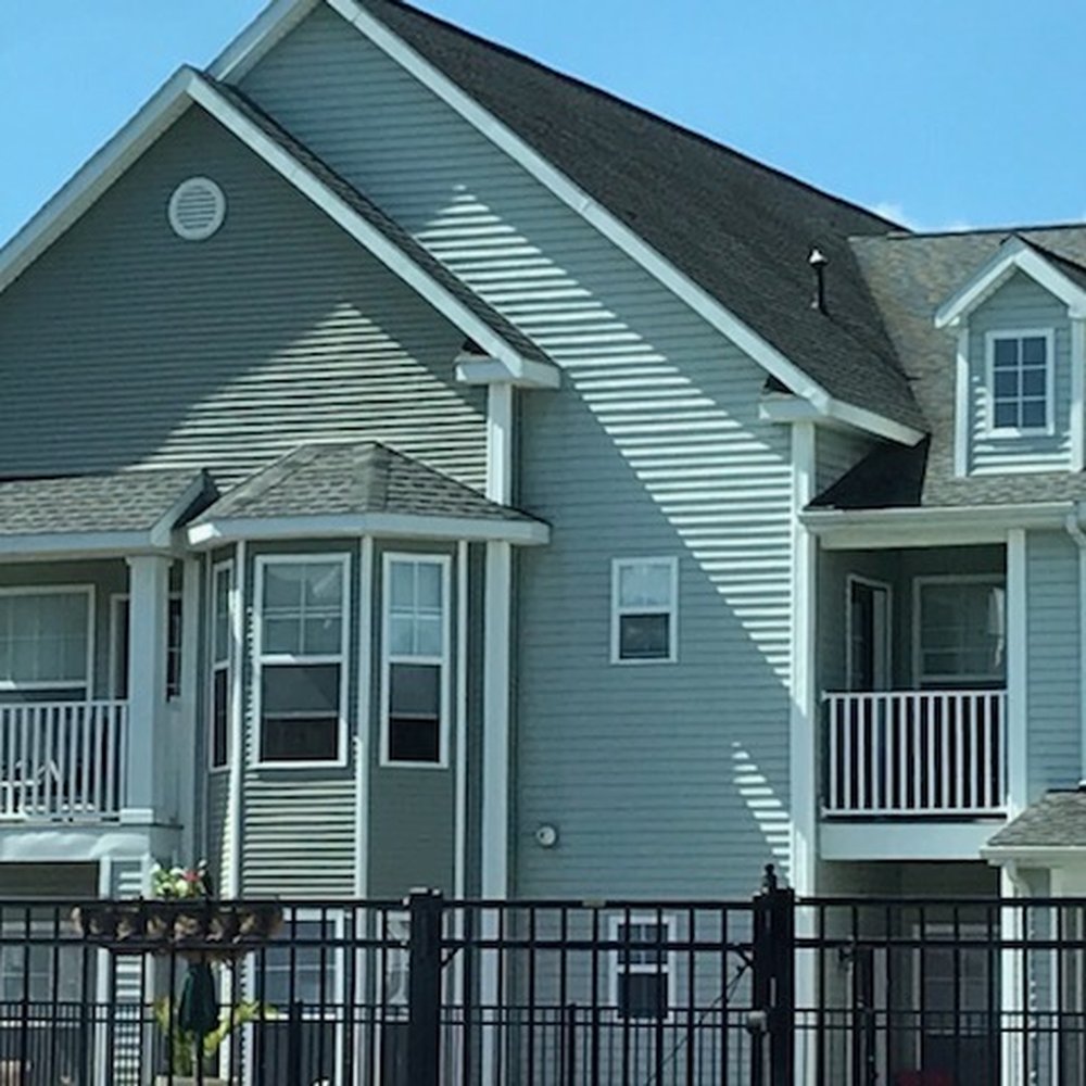 The Reserve at Glenville - Both balconies and kitchen overlooking the pool. - Apartments Near Me - Schenectady, New York
