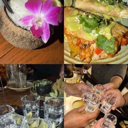 Fish tacos, tequila shots