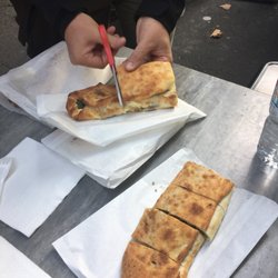 Borek Bakehouse - One Spinach and cheese. One lamb.