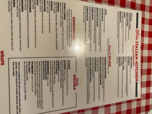 Menu photo 5 Vito's Italian Kitchen Harrisonburg, VA