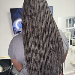 Braids By Portia - Medium box braids waist length