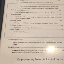 Menu and prices Menu and prices