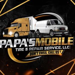 PaPa's Mobile Tire & Repair Service - Logo