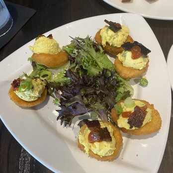Local Goat - Deep Fried Deviled Eggs - New American Near Me - Pigeon Forge, Tennessee
