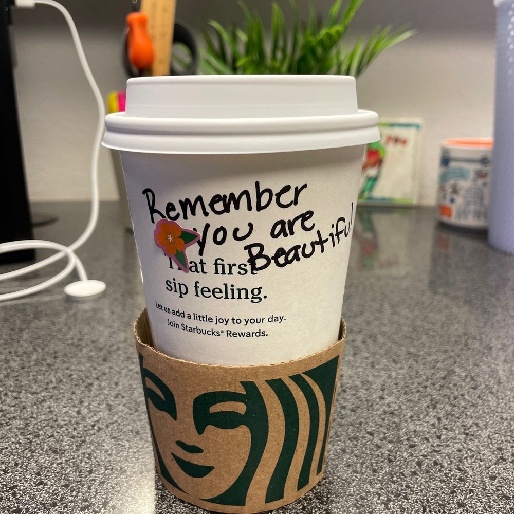 Starbucks - a cup of coffee on a counter - Coffee & Tea Near Me - Orange, California Starbucks - a cup of coffee on a counter - Coffee & Tea Near Me - Orange, California