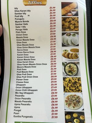 Menu photo 1 Sri Balaji Tiffins Fremont, CA Menu photo 1 Sri Balaji Tiffins Fremont, CA