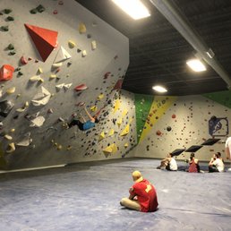 Bouldering area.
