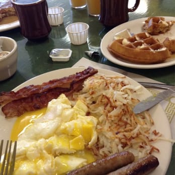 Joe's Cafe - We ate the Joe's special; mine was the #4 with waffles and my partner had the special with pancakes. It was delicious and huge - Breakfast & Brunch Near Me - St. Joseph, Michigan