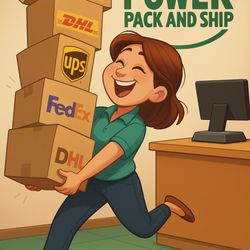 Power Pack and Ship - Not only do we accept pre-labeled dropoffs, but we can help you compare options across all carriers, so you can select the best option!