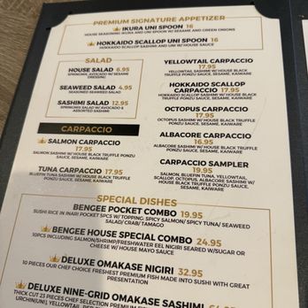 Bengee Sushi - Premium signature appetizer and special dishes menu - Sushi Bars Near Me - Ontario, California Bengee Sushi - Premium signature appetizer and special dishes menu - Sushi Bars Near Me - Ontario, California