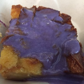 Ogo - Bread pudding w/ ube & haupia sauce - Asian Fusion Near Me - Wailuku, Hawaii