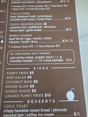 Menu photo 2 Coco Deck Lahaina, HI Menu photo 2 Coco Deck Lahaina, HI