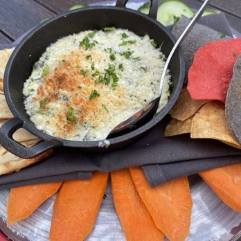Courtyard Social - Artichoke dip - New American Near Me - Castle Rock, Colorado Courtyard Social - Artichoke dip - New American Near Me - Castle Rock, Colorado
