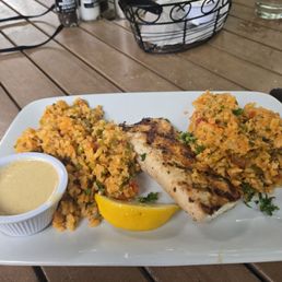 Mahi w/ Nola rice Mahi w/ Nola rice