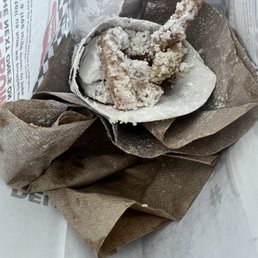 Supposed to be funnel cake fries Supposed to be funnel cake fries