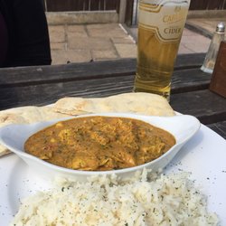 The Wheel Inn - Chicken curry. Very good - as was the spicy mango chutney (not pictured)