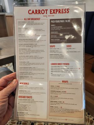 Menu photo 1 Carrot Express Plantation, FL