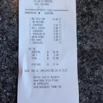 Colorado Grill- Clovis - Our outrageous bill for lunch - Burgers Near Me - Clovis, California Colorado Grill- Clovis - Our outrageous bill for lunch - Burgers Near Me - Clovis, California