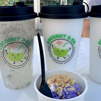 Coconut & Co - Coconut Shakes & Coconut Water with Basil Seeds. ( ^_^)b - Bubble Tea Near Me - Alhambra, California Coconut & Co - Coconut Shakes & Coconut Water with Basil Seeds. ( ^_^)b - Bubble Tea Near Me - Alhambra, California
