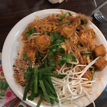 Moo Dang - The tofu Pad Thai was excellent! Wonderfully flavored and very fresh. - Thai Near Me - Reno, Nevada Moo Dang - The tofu Pad Thai was excellent! Wonderfully flavored and very fresh. - Thai Near Me - Reno, Nevada