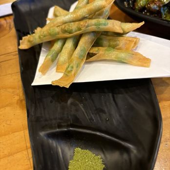 HINODEYA Ramen & Bar Chestnut - Edamame with matcha salt - Ramen Near Me - San Francisco, California HINODEYA Ramen & Bar Chestnut - Edamame with matcha salt - Ramen Near Me - San Francisco, California