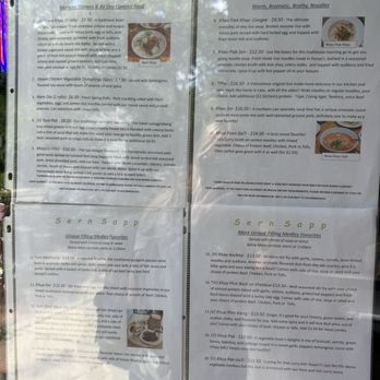 Sern Sapp - Menu - Laotian Near Me - Madison, Wisconsin