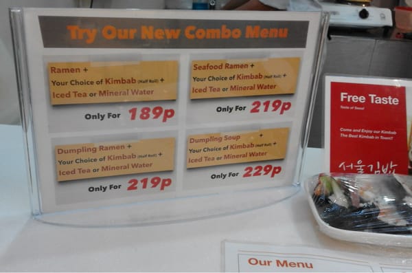 Menu photo 1 Seoul Kimbab Makati, NCR