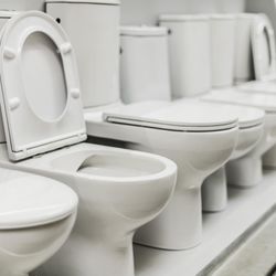 A1 Bargain Plumbing - we have any kind of toilet your heart desires, tall, short, square shaped toilets, rounded shaped toilets, even a gold toilet if you want !