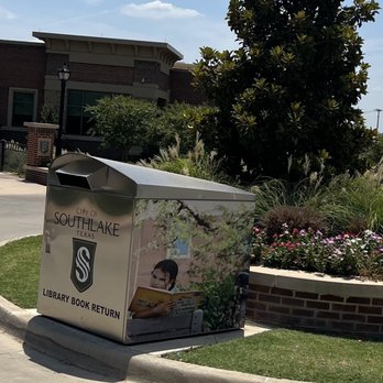 Southlake Public Library - Book return outside the Marq - Libraries Near Me - Southlake, Texas Southlake Public Library - Book return outside the Marq - Libraries Near Me - Southlake, Texas