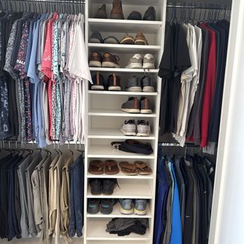 Closets by Design - Jacksonville - Husbands Closet - Home Organization Near Me - Jacksonville, Florida Closets by Design - Jacksonville - Husbands Closet - Home Organization Near Me - Jacksonville, Florida