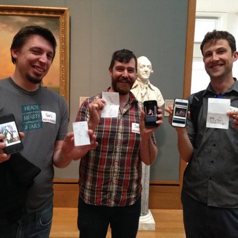 Museum Hack - Doing a team building scavenger hunt. - Team Building Activities Near Me