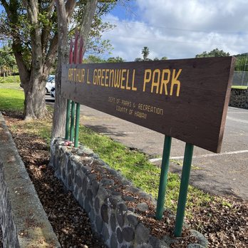 Arthur L. Greenwell Park - Sign fronting park - Parks Near Me - Captain Cook, Hawaii Arthur L. Greenwell Park - Sign fronting park - Parks Near Me - Captain Cook, Hawaii