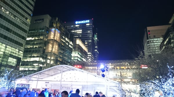 Ice Rink Canary Wharf by null